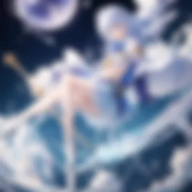 Key Character Powers Illustration of a key character in A Certain Magical Index showcasing their powers