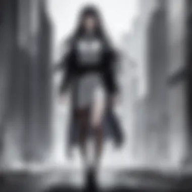 Symbolic Themes of High-Rise Invasion Thematic elements represented through symbolic visuals in the anime