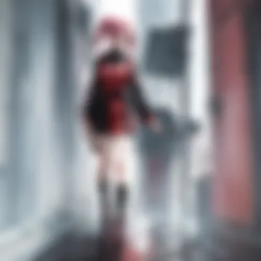 Imaginative Approach to Accessing Anime Content Creative illustration of anime content access
