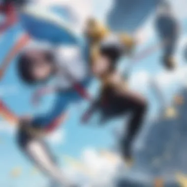 Dynamic Action Sequences in Anime A dynamic fight sequence from a popular anime illustrating fluid motion and stunning visual effects.