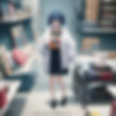 Unique Art Styles and Color Palettes in Anime A visually striking landscape from an acclaimed anime demonstrating unique art styles and color palettes.