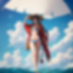 Vibrant depiction of the Straw Hat Pirates embarking on a new adventure