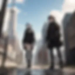 A striking landscape of the post-apocalyptic world in Chrome Shelled Regios