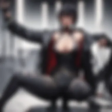 Cultural Influence of 'Darker than Black' An artistic depiction of the cultural impact of 'Darker than Black' on the anime industry.