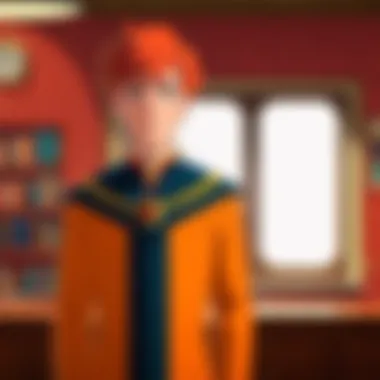 Cultural Nuances in Animation A vibrant depiction of the animated setting that reflects cultural nuances.