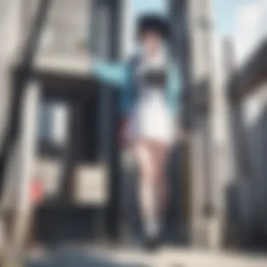 Pivotal Character Development Moment A dynamic composition illustrating a pivotal moment of character development.