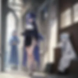 Enigmatic figure in shadow