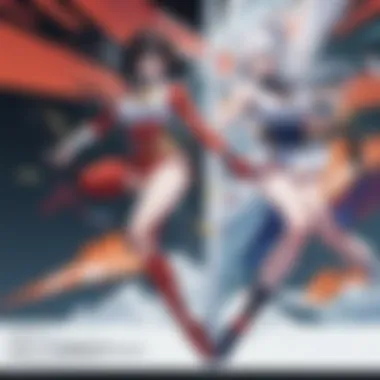 Clash of Titans in Spectacular Combat Epic Battle Between Two Superpowered Beings