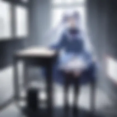 Ethereal depiction of the haunted school in Corpse Party anime