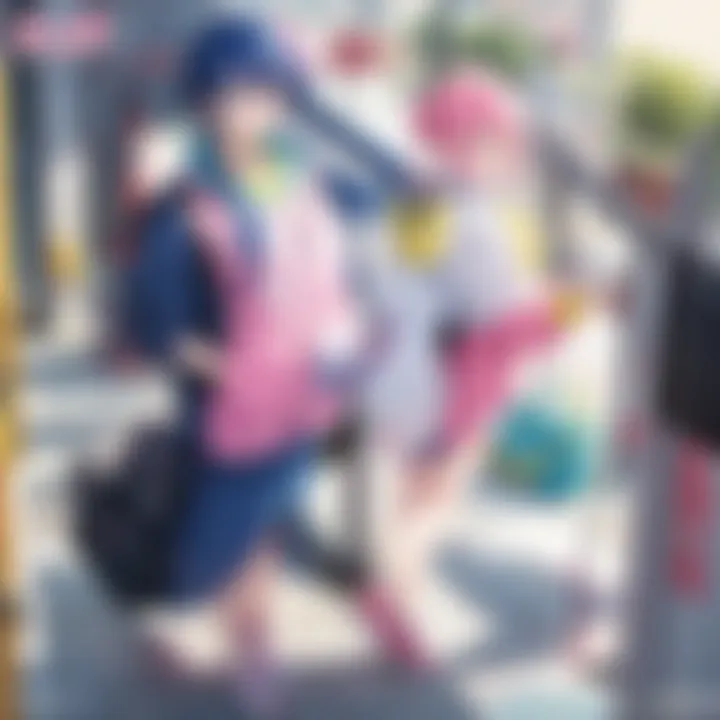 Colorful Anime Artwork Personal Checks