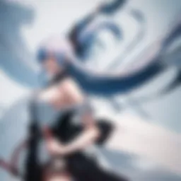 Ichigo Kurosaki in action, showcasing his iconic sword skills.