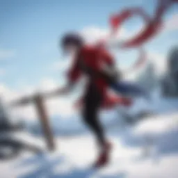 A breathtaking scene showcasing the vibrant landscapes of Demon Slayer.