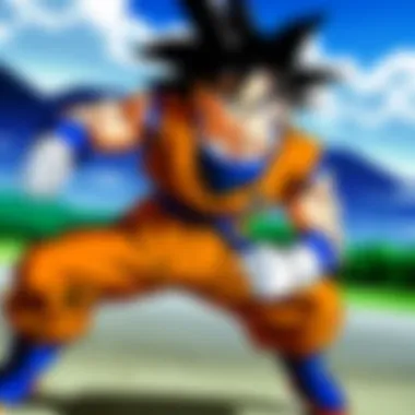 The dramatic battles of Dragon Ball GT with vibrant energy effects