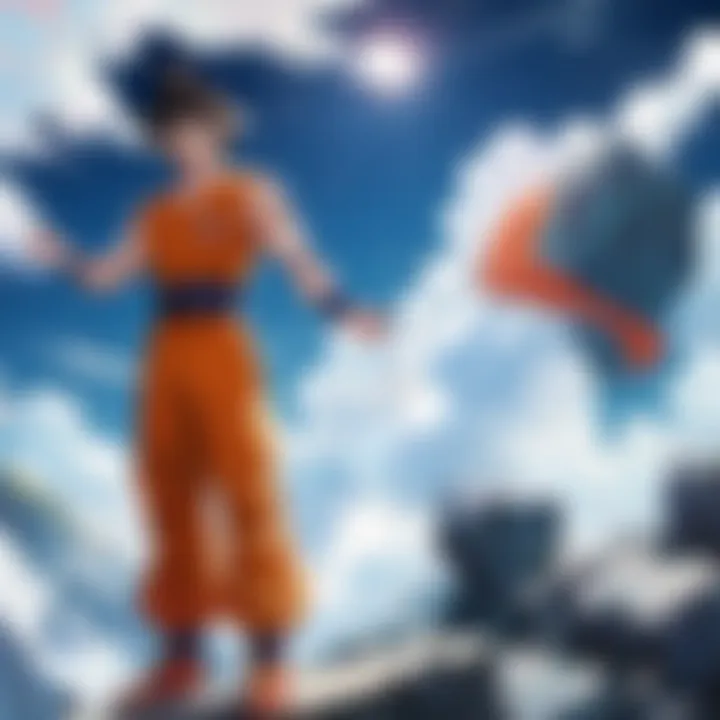 Goku in Dragon Ball GT showcasing his transformation