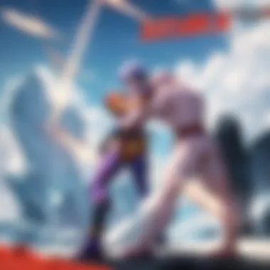 Epic Battle Scene Between Goku and Frieza