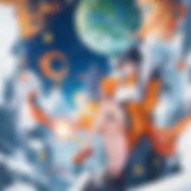 Map of the Dragon Ball Universe A detailed map highlighting the different locations featured in the Dragon Ball universe.