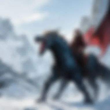 The Majesty of Dragons in Survival Games A majestic dragon soaring over a vibrant landscape