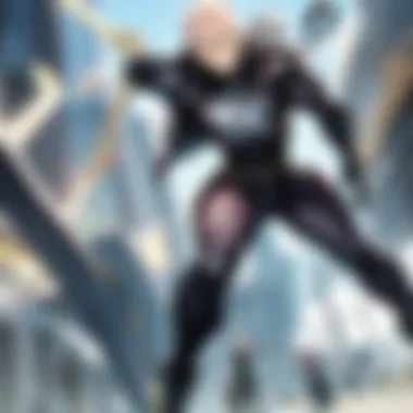 Dynamic Hero in Action Dynamic hero in action