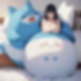 Majestic Snorlax Pillow in Dreamland