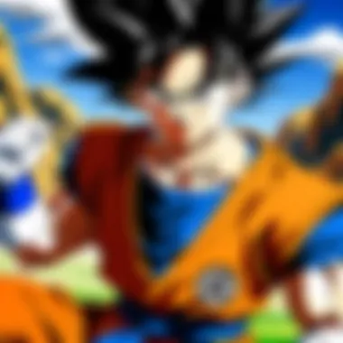 Fan art depicting iconic moments from Dragon Ball GT