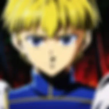 An artistic representation of Kurapika's quest for vengeance.