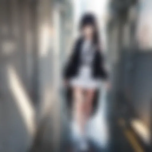 A captivating scene showcasing the protagonist in a moment of introspection.