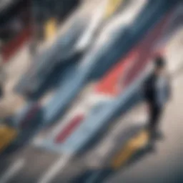 Iconic scene showcasing the thrill of street racing