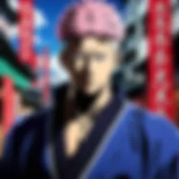 Key visual of Jujutsu Kaisen showcasing main characters