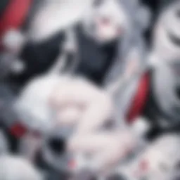 An eerie scene showcasing the juxtaposition of horror and humor in Mieruko-chan.