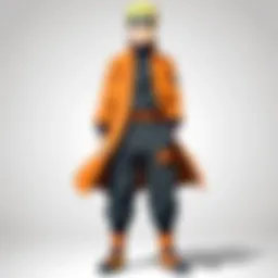 Naruto Shippuden poster showcasing main characters