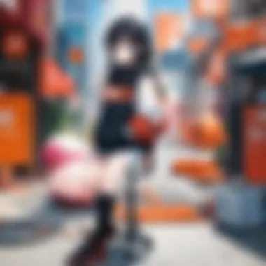 Crunchyroll User Interface Features Screenshot of Crunchyroll's user interface highlighting new features