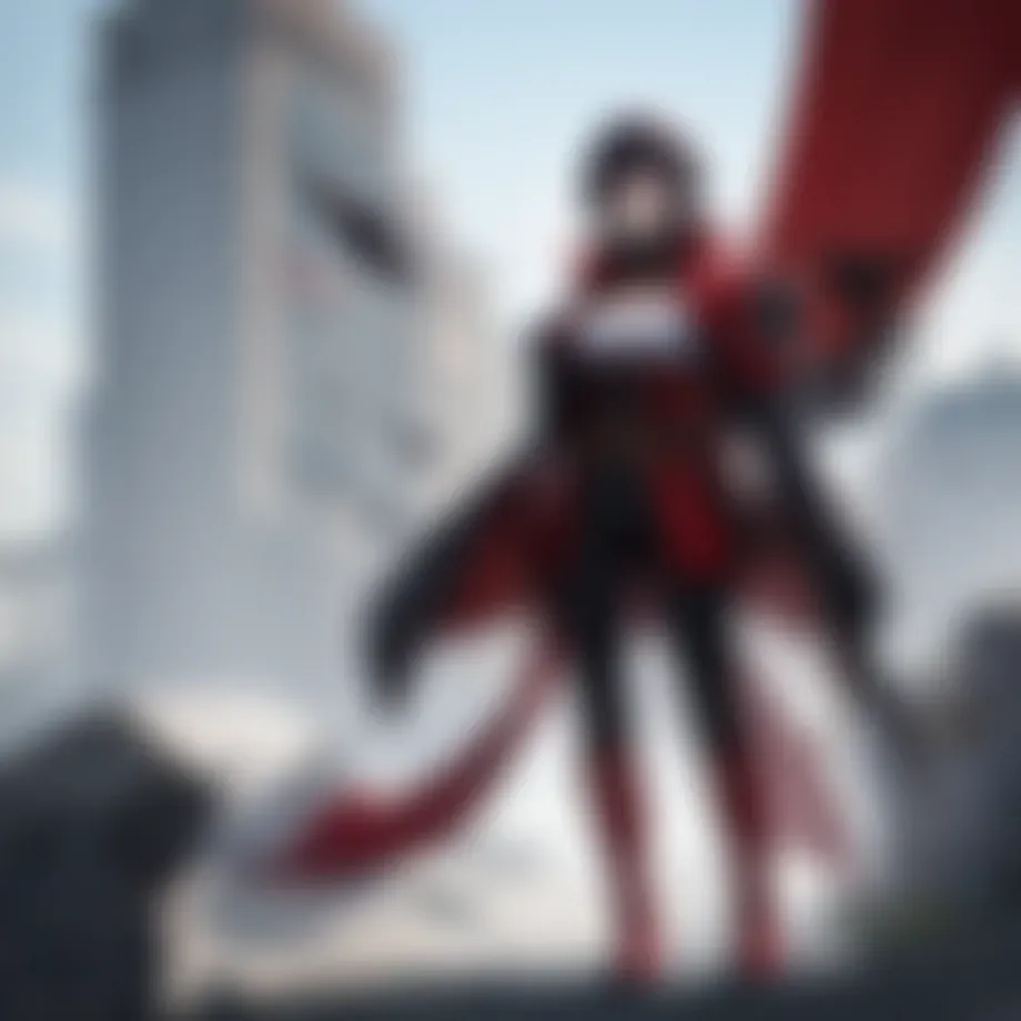 Mysterious Swordsman Engulfed in Flames