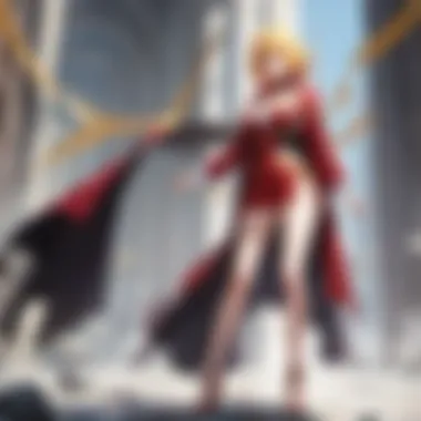 Epic Clash of Powers Dynamic action scene showing Monkey D. Luffy engaging in a fierce battle with a formidable enemy