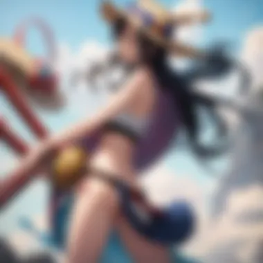 The Dynamic Straw Hat Pirates in Action Dynamic Straw Hat Pirates in action