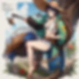 Straw Hat Pirates on their Ship