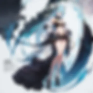 A close-up of the intricate character designs from Solo Leveling, highlighting their unique features.
