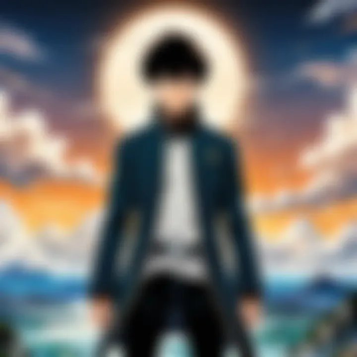 An artistic depiction of the stunning visual style and artistry that defines the Solo Leveling anime.