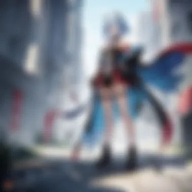 Anime Strategy Game Artwork A captivating visual of an anime strategy game featuring intricate character artwork