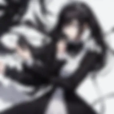 Thematic Elements of The Black Butler A symbolic representation of key themes in The Black Butler, such as loyalty and revenge