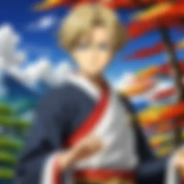 Magical Elements of Mushoku Tensei An intricate illustration depicting the magical elements of the series