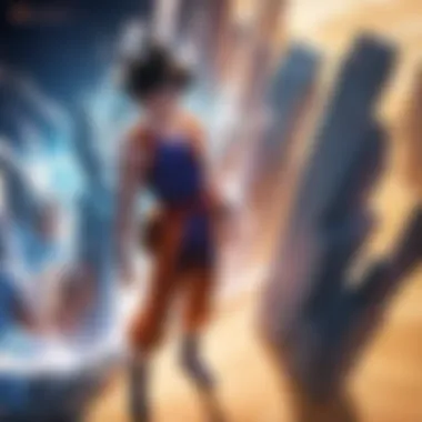 Goku's Transformation: The Iconic Moment A striking image of Goku in a powerful transformation, representing the pinnacle of strength.