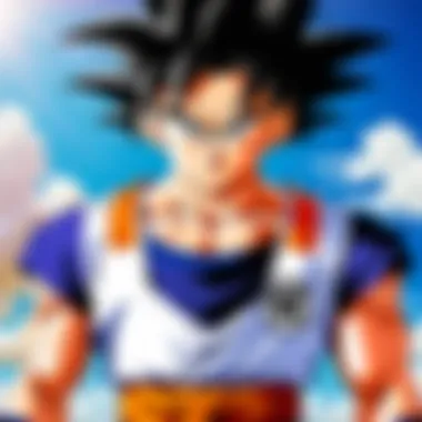 An artistic representation of the Spirit Bomb technique, symbolizing friendship and sacrifice.