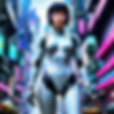 Cybernetic Landscape of Ghost in the Shell A visual representation of the cybernetic landscape in Ghost in the Shell