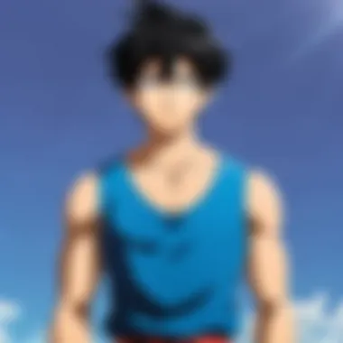 Dynamic Anime Character A vibrant anime character showcasing dynamic action