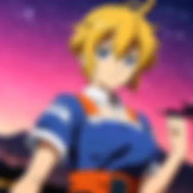 Diverse Anime Genres An array of anime genres represented artistically
