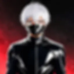 An illustration of Kaneki's transformation.