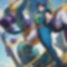 VIZ Media logo showcasing its connection to JoJo's Bizarre Adventure