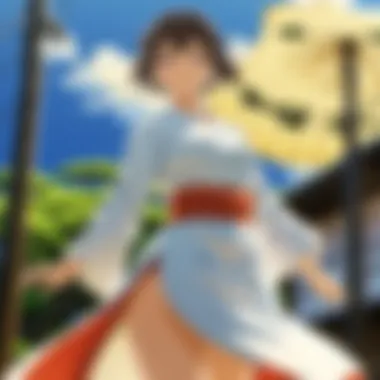 Main Character in Action A captivating scene from Hitori no Shita showcasing the main character in action.