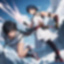 Dynamic portrayal of Ken Shiro in action