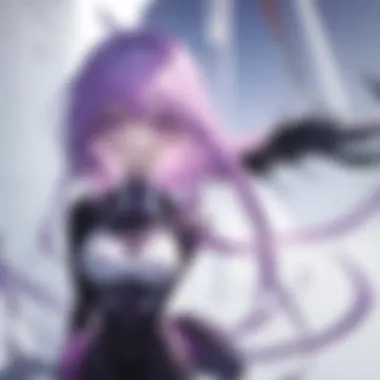 A Glimpse into the World of Future Diary Futuristic cityscape showcasing the anime's setting